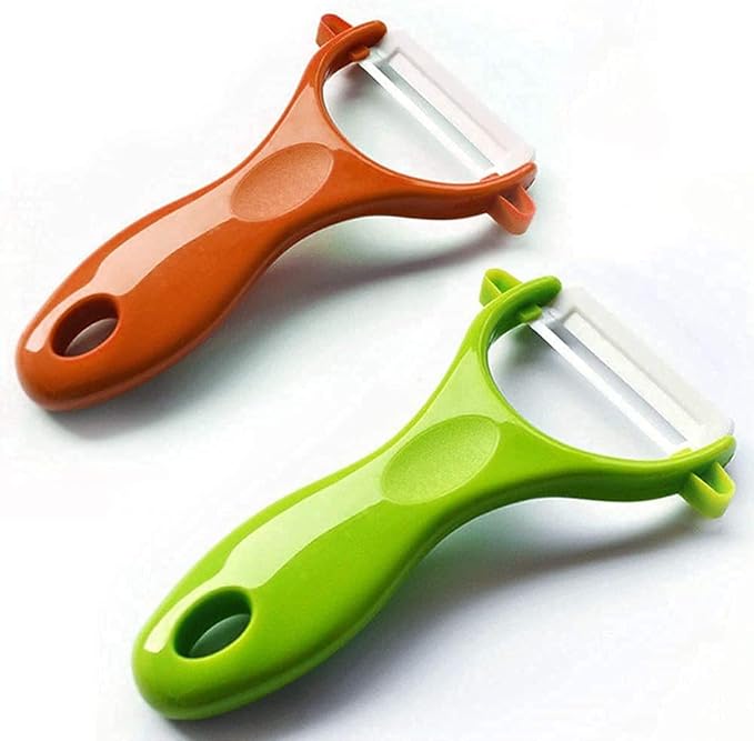 COLIBROX Peelers Grate and Julienne - Fruit and Vegetable Peeler Set Quickly Peels Apple, Potato, Corn, Ginger, Citrus, Avocado, Mango and More by Unknown