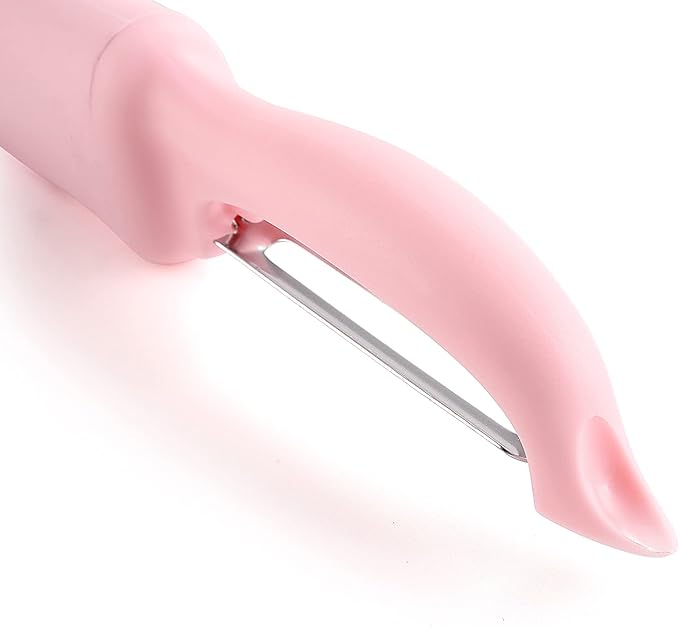 Spring Chef Premium Swivel Vegetable Peeler, Soft Grip Handle and Ultra Sharp Stainless Steel Blades - Perfect Kitchen Peeler For Veggie, Fruit, Potato, Carrot, Apple - Pink Lemonade - Image 9
