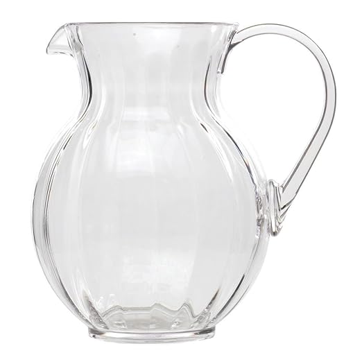 G.E.T. P-4090-PC-CL-EC Shatterproof Plastic Lemonade/Margarita Pitcher, 90 Fluid Ounce, Clear, Set of 1 - Image 2