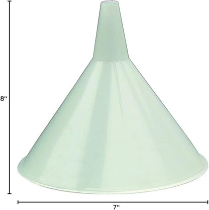 LubriMatic 75-064 Economy Plastic Funnel - 48 Ounce White