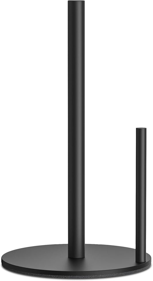 Paper Towel Holder Countertop, Stainless Steel, Black, for Kitchen, Pantry, RV by Josmimic