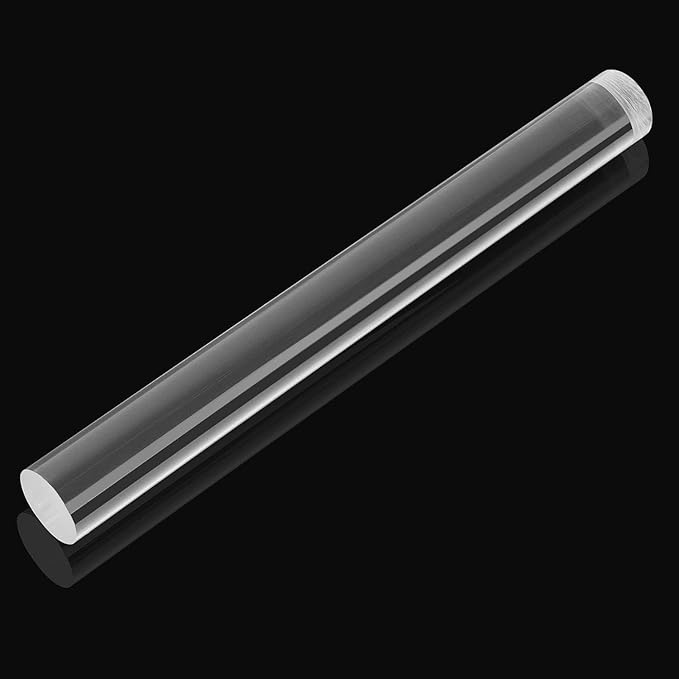 AUGSUN 1pcs Acrylic Clay Roller Acrylic Round Tube Roller Rolling Clay Bar Clear Clay Art Craft DIY Polymer Clay Tool by AUGSUN
