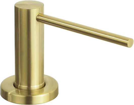 Kitchen Sink Soap Dispenser Champagne Gold Stainless Steel GAPPO Countertop Pump Hand Lotion Built in Bottle by GAPPO