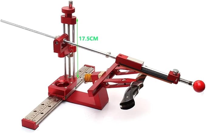 Professional Knife Sharpener with 6 Whetstones,360° Flipping Angle Adjustable Design,Fixed-Angle High Precision Grinder Sharpening with Dual Clamps,072R - Image 4