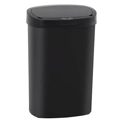 PayLessHere | 13 Gallon Plastic Trash Can | Black | Automatic Touchless Lid with Motion Sensor | Kitchen Garbage Can with Waterproof Design | for Home, Office, Bathroom | Pack of 1 by PayLessHere