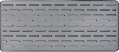 Silicone Coffee Mat, 16"X7" Heat-Resistant,Eco-friendly,Hygienic Drying Pad,Leak-Proof and Non-Slip,Removable Silicone Mat with Concave and Convex Design,（Gray 16X7） by LKYLIVE