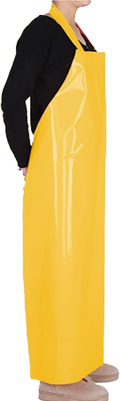 ELEBOX Waterproof Oil Proof Bib Apron Utility Apron Chemical Resistant Apron with Sleeve Work Apron Ultra Lightweight - Image 4