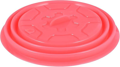 Kichwit Collapsible Silicone Microwave Plate Cover for Food, Dishwasher Safe and BPA Free, Red, 11”