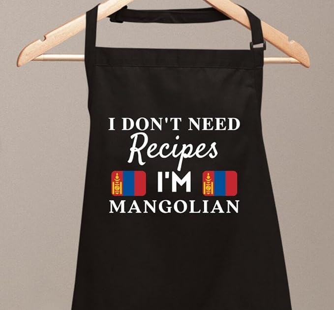 I Don't Need Recipes Novelty Chef Kitchen BBQ Apron Barber Chef Bib BBQ Kitchen Decor