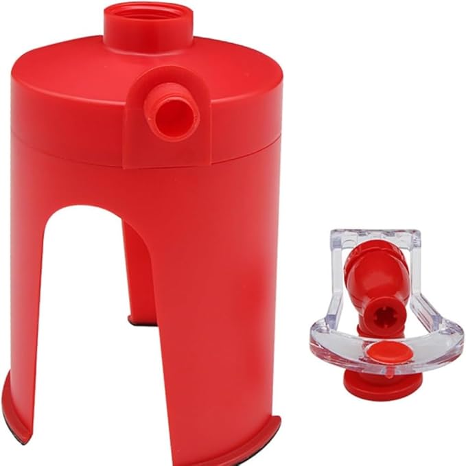 Hand Pressure Carbonated Beverage Dispenser, Soda Dispenser Hand Pressure Coke Drinking, 2 Liter Soda Dispenser- Plastic Drink Dispenser Stand (1 PCS)