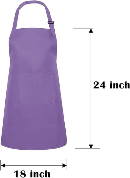 Kids Apron Set Chef Hat Sleeve Outfit Costume Toddler Girl Boy Aprons Cooking Baking Painting 5-13 years old