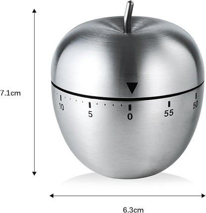 Mechanical Kitchen Timer, Cute Wind Up 60-Minute Manual Countdown for Kids, Classroom, Home, Study and Cooking