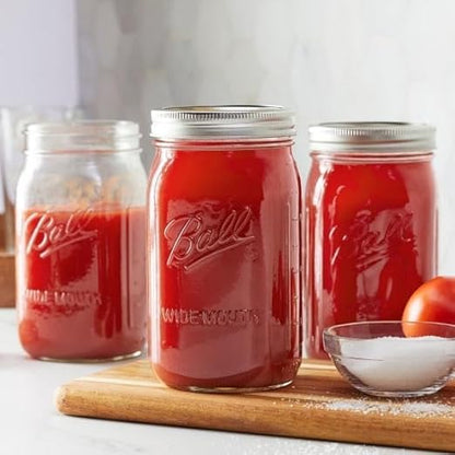 Ball Glass Mason Jars with Lids and Bands, Used for Canning, Pickling, Juice, Jam, Jelly (Quart, 32 Ounce (Pack of 4)) - Image 7