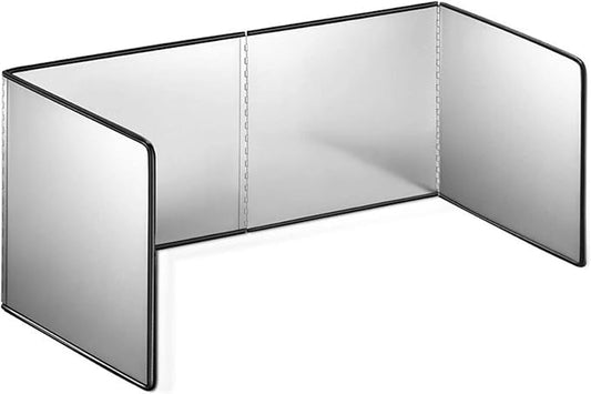 4 Sided Splatter Guard for Frying Stove Top Stainless Steel Splatter Screens for Fine Mesh Oil Splash Guard Anti Splatter Shield Guard by MMUK