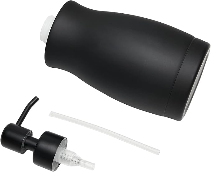 304 Stainless Steel Countertop Black Soap Dispenser Rust Resistant Leak-Proof Liquid Hand Sanitizer Pump with Hopper，for Kitchen Sink, Countertop, Bathroom (13.5oz/400ml) - Image 6