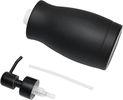 304 Stainless Steel Countertop Black Soap Dispenser Rust Resistant Leak-Proof Liquid Hand Sanitizer Pump with Hopper，for Kitchen Sink, Countertop, Bathroom (13.5oz/400ml) - Image 6