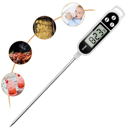 4pcs Candy Thermometer Digital Instant Read for Meat Kitchen Cooking Food Oil Deep Fry BBQ Grill Smoker (4, 9.6in) - Image 5