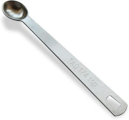 1PCS 1/4 Teaspoon(1/4tsp, 1.25 ml, Tad) Single Tiny Measuring Spoon, Small Individual Stainless Steel Measure Spoons Only by BERYLER