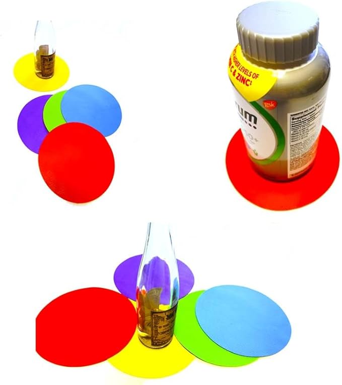 4pcs Rubber Jar Opener Bottle Gripper Non Slip Pad Multi-function Can Opener for Seniors with Arthritis Weak Hands (Circle Two) - Image 6