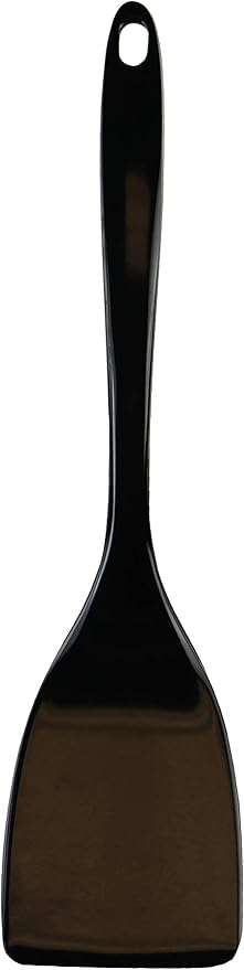Spatula, Turner for Non-stick pans, Heat Resistant, Flipper, BPA Free Melamine Utensil with Ergonomic Handle by Reston Lloyd 11 inch, Black by RestonLloyd
