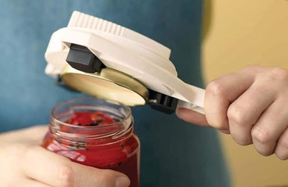 KUHN RIKON Strain-Free Gripper Opener for Jars and Bottles, 10 x 5 x 2.25 inches, White - Image 4