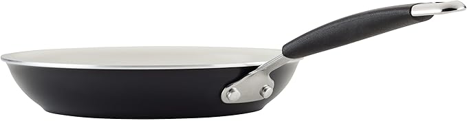 Rachael Ray Cucina Ceramic Cookware Set - 13 Pieces - Ceramic Pots and Pans Set w/Nonstick Frying Pans, Saute Pan, Saucepans, Stockpot, Lids, Pan Protectors & Cooking Utensils - Peppercorn - Image 12