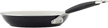 Rachael Ray Cucina Ceramic Cookware Set - 13 Pieces - Ceramic Pots and Pans Set w/Nonstick Frying Pans, Saute Pan, Saucepans, Stockpot, Lids, Pan Protectors & Cooking Utensils - Peppercorn - Image 12