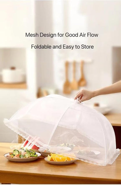 5 PACK Food Covers for Outside Mesh,Picnic Essentials - 17x17in Mesh Food Tent with Net Screen Dome Design to Protect Food - Reusable Portable Cover for Picnic BBQ Backyard Camping Accessories - Image 2