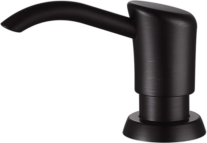 GAGALIFE Soap Dispenser for Kitchen Sink, ABS in Counter Soap Dispenser(Oil Rubbed Bronze), with 17 Ounce Large Pet Soap Bottle, Refill from The Top, Venetian Bronze by GAGALIFE