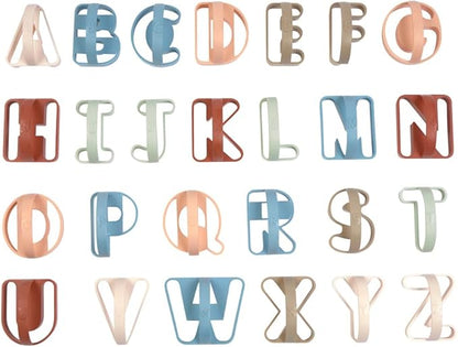 Colorations EasyGrip Alphabet Dough Cutters - Set of 26