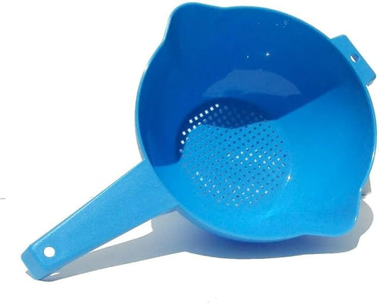 Tupperware 2 Quart Colander Strainer with Handle in Blue by Tupperware
