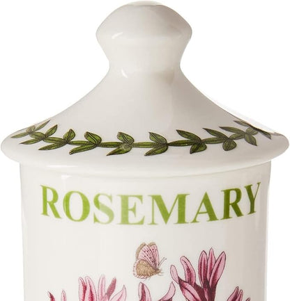 Portmeirion 634268 Botanic Garden Spice Jars (Set of 6), 4.5", White