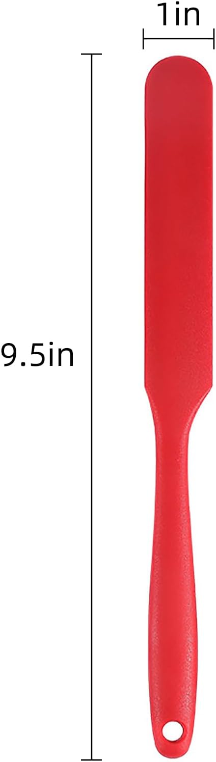 3 Pcs Jar Spatula,Sourdough Spatula with Long Handle,Silicone Skinny Spatulas Scraper for Jars - Image 7