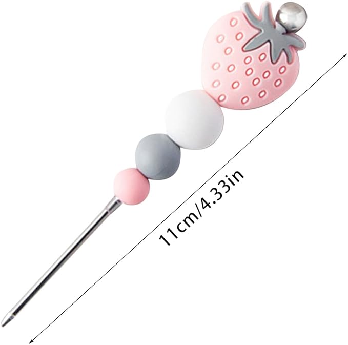 Icing Pin, Scriber Needle for Cake Decorating Strawberry Beaded Cookie Decoration Pin Professional Sugar Stir Pin for Baker