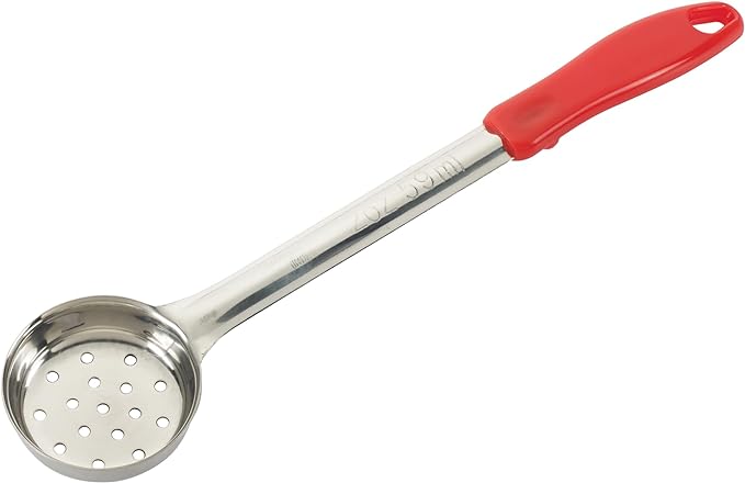Winco Food Portioner, Perforated, 2 Ounce, Red by Winco