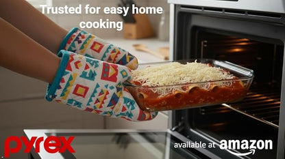 Pyrex 233-D 5 Qt Deep Hold-Everything Glass Baking Dish (Great for baking Casseroles, Lasagna, Cakes, and Much More) - Made in the USA