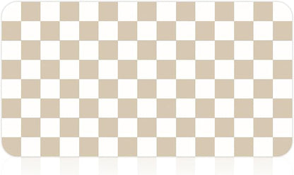 17" x 32" Checkered Dish Drying Mat for Kitchen Counter, Absorbent Coffee Bar Mat for Espresso Machine Coffee Countertops Accessories, Beige - Image 9