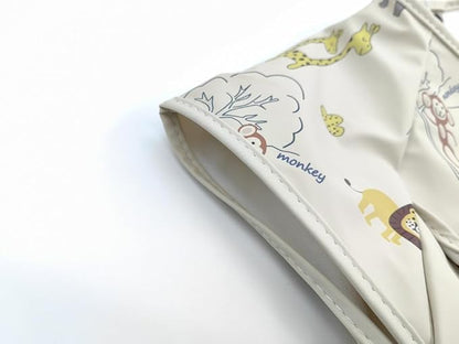 Waterproof Baby Bibs,Infant Toddler Extra Cover Feeding Bib With Food Catcher,Easy Clean & Washable