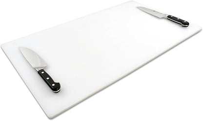 Thirteen Chefs Extra Large 30 x 18 Inch Cutting Board for Meats, Game and Fish – 1/2 Inch Thick HDPP Plastic for Food Service, 10 pounds by ThirteenChefs
