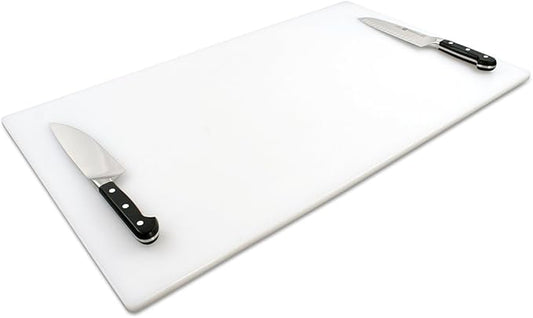 Thirteen Chefs Extra Large 30 x 18 Inch Cutting Board for Meats, Game and Fish – 1/2 Inch Thick HDPP Plastic for Food Service, 10 pounds by ThirteenChefs