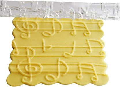 Rengue Acrylic Rolling Pin with 28 Patterns, Compliant Material, Comfortable Grip, 16 X 1 Cm, Lightweight for Dough and Pastry Acrylic Rolling Pin with 28 Patterns, Nan Kitchen (#2)