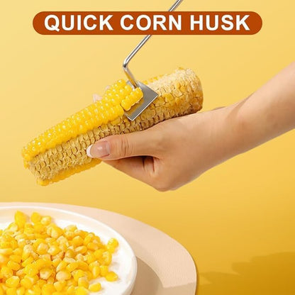 2 Packs Corn Peeler for Corn on the Cob,2026 Upgraded Corn Stripper for Corn on the Cob,Corn on the Cob Remover,Corn Cob Stripper tool Easy to Clean