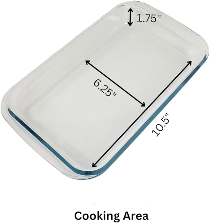 HW1236 Glass Casserole with Insulated Bag, Ideal for Picnic, Potluck, Hiking & Beach Trip-Retains Hot and Cold Temperature of Food, Overall12 "x 7.5"x2 "- Red