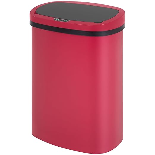 FDW Garbage Can 13 Gallon 50 Liter Kitchen Trash Can for Bathroom Bedroom Home Office Automatic Touch Free High-Capacity with Lid Waste Bin by FDW