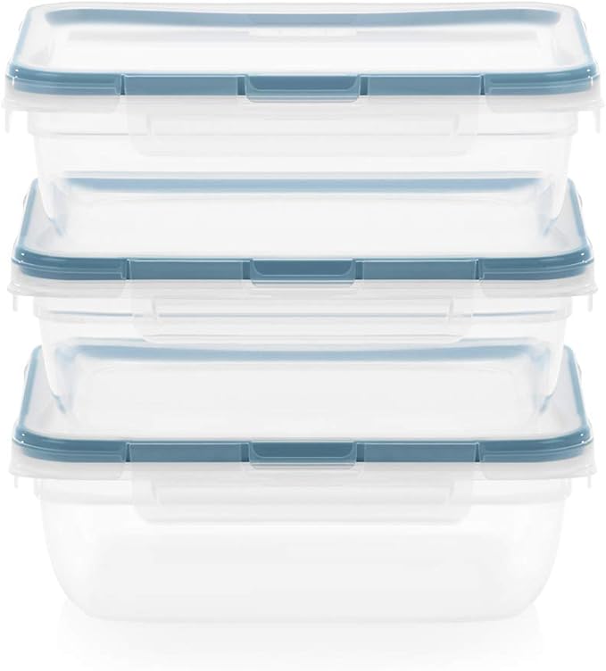 Snapware Food Storage Containers, Plastic, 8.5-Cup, Rectangular | Leakproof & Airtight | BPA-Free | Microwave & Dishwasher Safe | Pack of 6 - Image 10