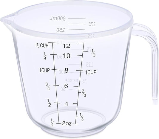 DOTINGHUX Measuring Cup, 1 ½ Cup, Clear by DOTINGHUX