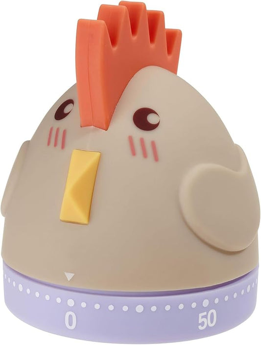 Mechanical Kitchen Timer, Cute Wind Up 60-Minute Manual Countdown for Kids, Classroom, Home, Study and Cooking