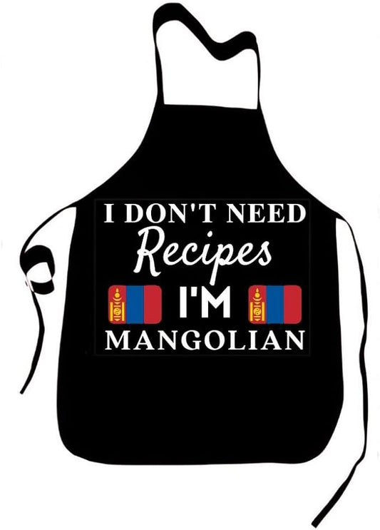 I Don't Need Recipes Novelty Chef Kitchen BBQ Apron Barber Chef Bib BBQ Kitchen Decor