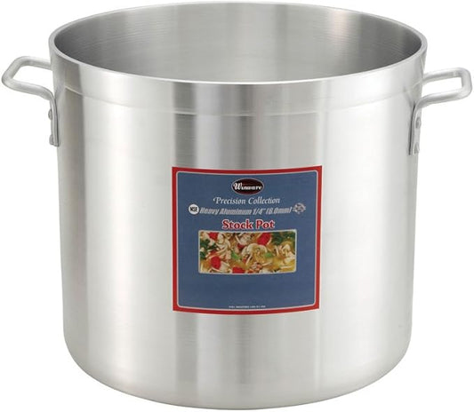 Winco 6.0mm Aluminum Stock Pot, 20-Quart, Medium by Winco