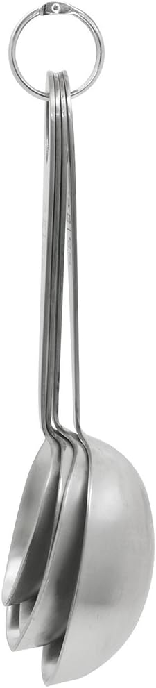 Lindy's MPC4 4-Piece Stainless Steel Measuring Scoop Set,Silver, 9 inches long - Image 2